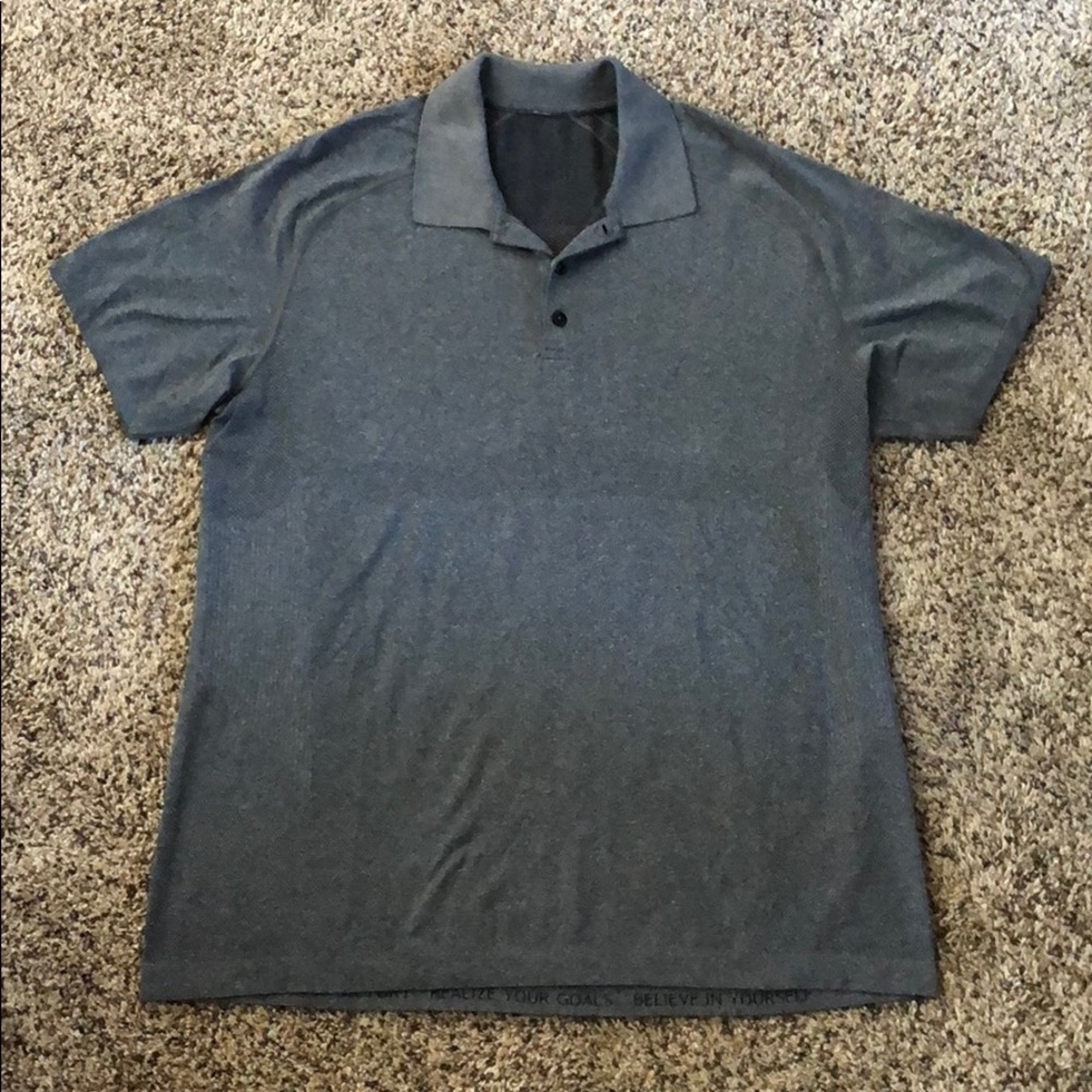 Men’s Lululemon gray polo